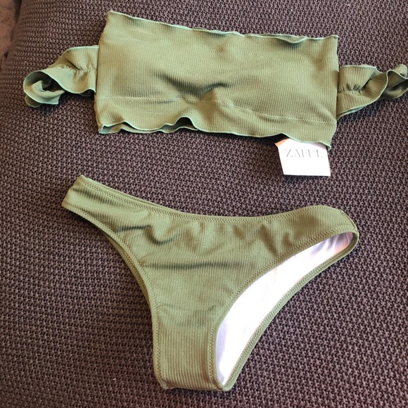 Zaful Other - Camo Green Bikini